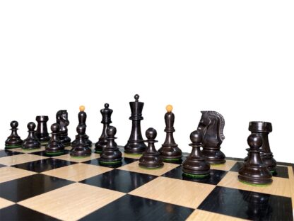 Chess Pieces with Ebony Chessboard