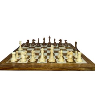 Golden Rosewood Chess Pieces