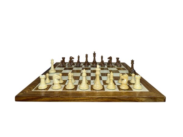 Golden Rosewood Chess Pieces