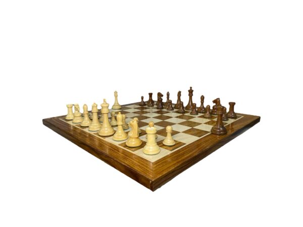 Golden Rosewood Chess Pieces