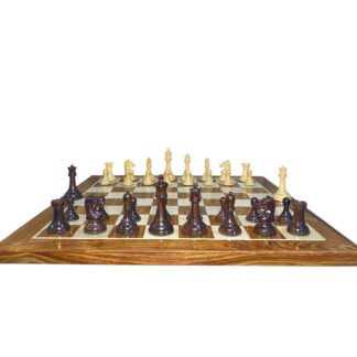 Golden Rosewood Chess Pieces