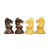 Group of Rosewood Chess Pieces