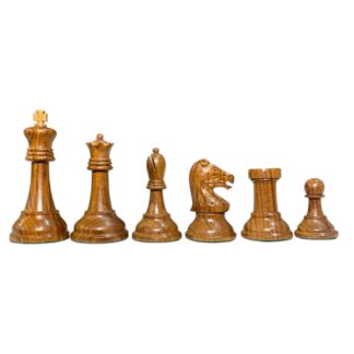 Golden Rosewood Chess Pieces