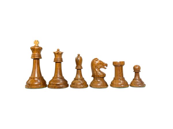 Golden Rosewood Chess Pieces