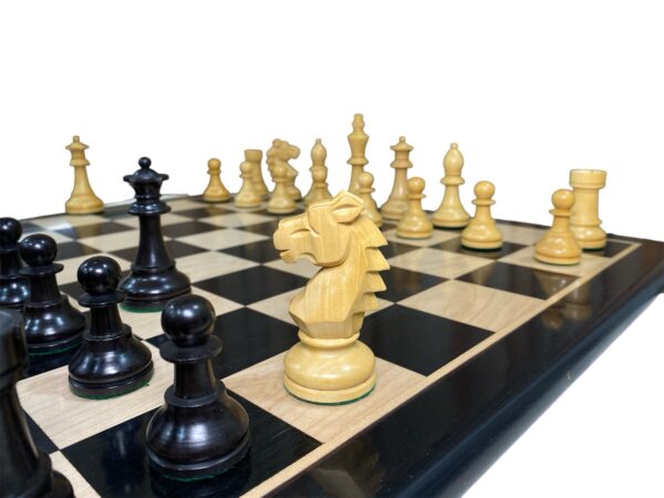 Ebonised Chess Pieces