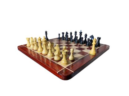 3.9" PRO-CHAMPIONSHIP EBONISED WEIGHTED CHESS PIECES - Image 6