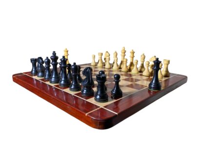 3.9" PRO-CHAMPIONSHIP EBONISED WEIGHTED CHESS PIECES - Image 7