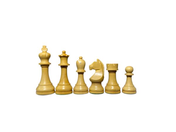3.9" PRO-CHAMPIONSHIP EBONISED WEIGHTED CHESS PIECES - Image 3