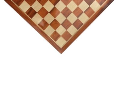 18” PADAUK (BUD) & MAPLE WOOD CHESSBOARD 50mm square