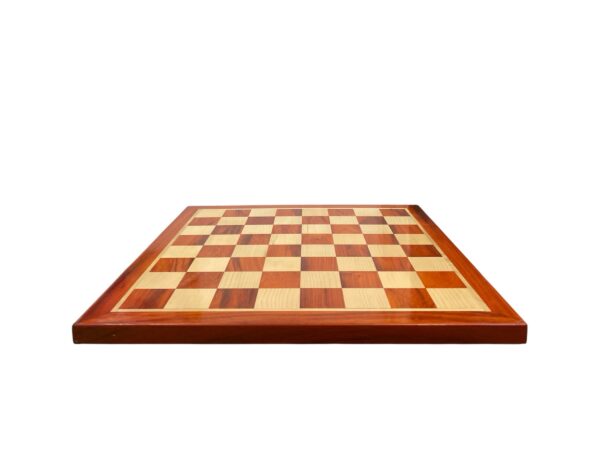18” PADAUK (BUD) WOOD CHESSBOARD 50mm square - Image 6