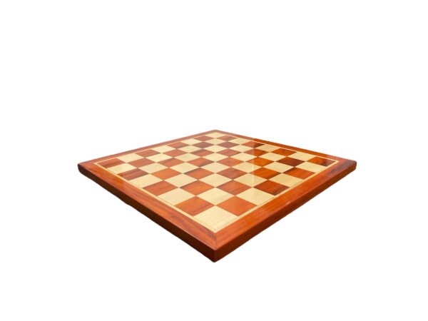 18” PADAUK (BUD) WOOD CHESSBOARD 50mm square
