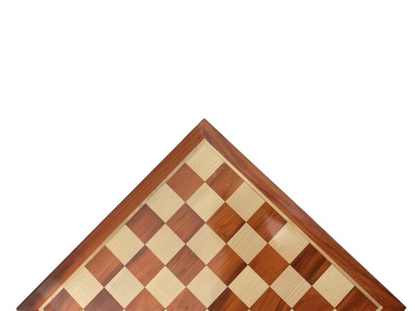 18” PADAUK (BUD) WOOD CHESSBOARD 50mm square - Image 4
