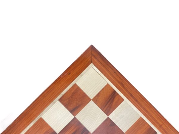 18” PADAUK (BUD) WOOD CHESSBOARD 50mm square - Image 5