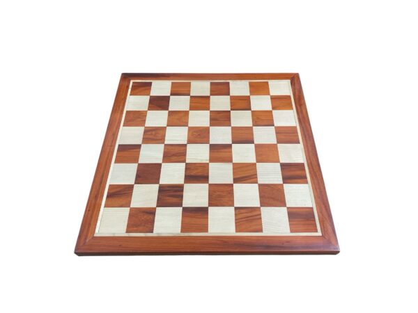 18” PADAUK (BUD) WOOD CHESSBOARD 50mm square - Image 2