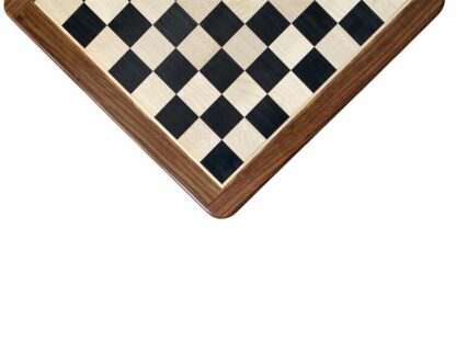 21” EBONY WOOD WITH GOLDEN ROSEWOOD BORDER CHESSBOARD 55mm SQUARE