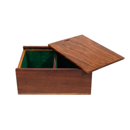 GOLDEN ROSEWOOD STORAGE BOX FOR 3-4.5 inches CHESS PIECES