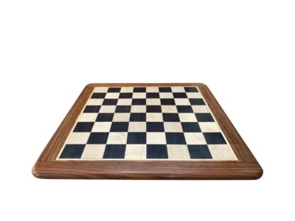 21” EBONY WOOD WITH GOLDEN ROSEWOOD BORDER CHESSBOARD 55mm SQUARE - Image 3