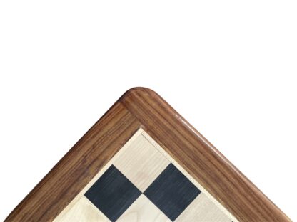 21” EBONY WOOD WITH GOLDEN ROSEWOOD BORDER CHESSBOARD 55mm SQUARE - Image 6