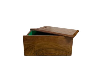 GOLDEN ROSEWOOD STORAGE BOX FOR 3-4inches CHESS PIECES - Image 5