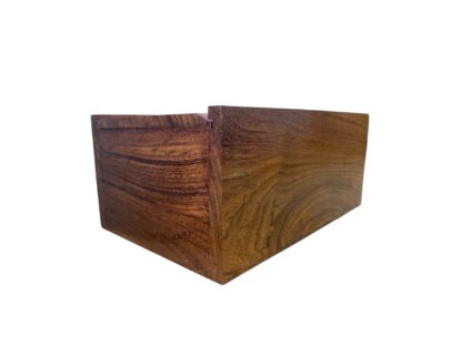 GOLDEN ROSEWOOD STORAGE BOX FOR 3-4inches CHESS PIECES - Image 3