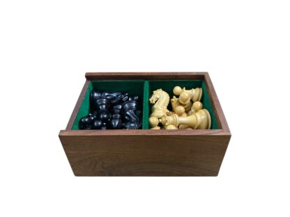 GOLDEN ROSEWOOD STORAGE BOX FOR 3-4inches CHESS PIECES - Image 6