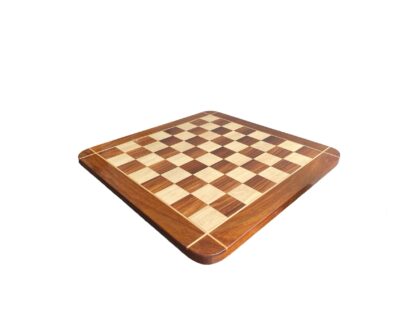 23” GOLDEN ROSEWOOD & MAPLEWOOD CHESSBOARD 60mm SQUARE SIZE - Image 2
