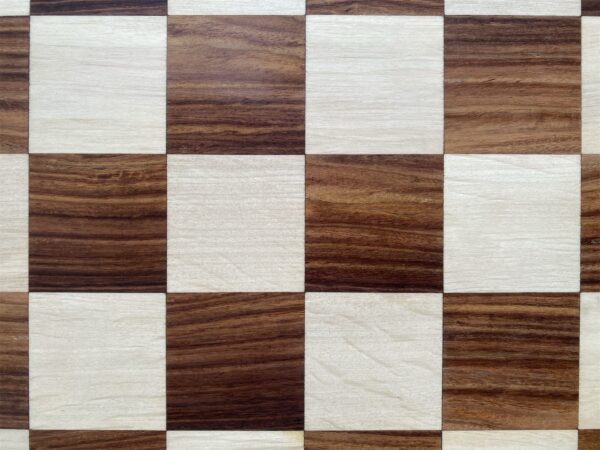 23” GOLDEN ROSEWOOD & MAPLEWOOD CHESSBOARD 60mm SQUARE SIZE - Image 6
