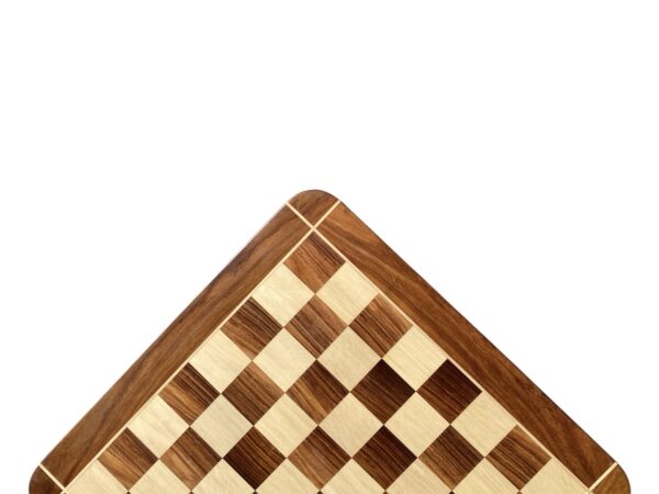 23” GOLDEN ROSEWOOD & MAPLEWOOD CHESSBOARD 60mm SQUARE SIZE - Image 3