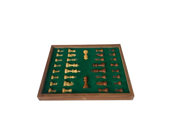 12” FLAT DRAWER TRAVEL MAGNETIC CHESS SET - Image 4