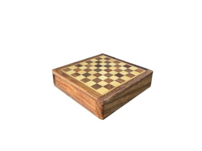5” FLAT DRAWER TRAVEL MAGNETIC CHESS SET - Image 4