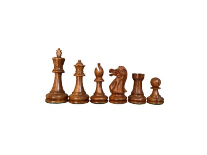 3.9” LAUGHING KNIGHT STAUNTON WEIGHTED CHESS PIECES, 21” WOODEN CHESSBOARD & STORAGE BOX - Image 10