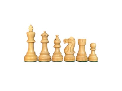 3.8” REYKJAVIK STAUNTON WOODEN WEIGHTED CHESS PIECES, 21” WOODEN CHESSBOARD & STORAGE BOX - Image 8