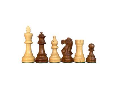 3.8” REYKJAVIK STAUNTON WOODEN WEIGHTED CHESS PIECES, 21” WOODEN CHESSBOARD & STORAGE BOX - Image 7