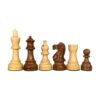 3.8” REYKJAVIK STAUNTON WOODEN WEIGHTED CHESS PIECES