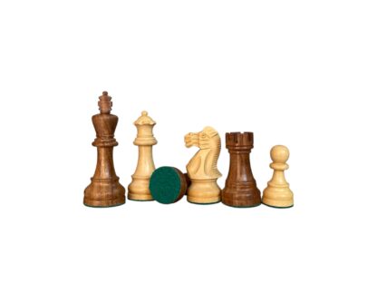 3.8” REYKJAVIK STAUNTON WOODEN WEIGHTED CHESS PIECES, 21” WOODEN CHESSBOARD & STORAGE BOX - Image 10