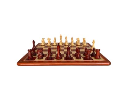3.8” ROYAL KNIGHT STAUNTON TRIPLE WEIGHTED CHESS PIECES - Image 6