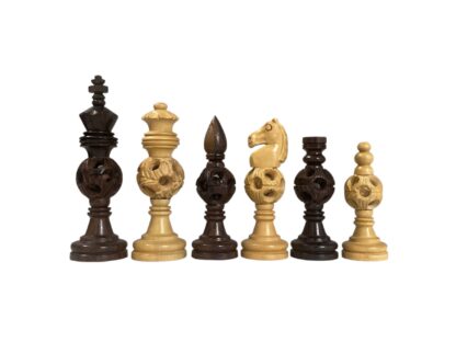 3.75” MAGIC BALL ROSEWOOD CHESS PIECES
