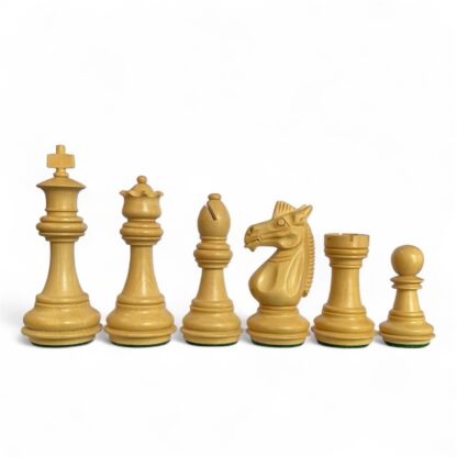 3.4” MEGHDOOT STAUNTON WEIGHTED GOLDEN ROSEWOOD CHESS PIECES & 16” GOLDEN ROSEWOOD CHESSBOARD - Image 5