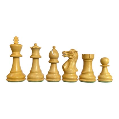 3.1” PROFESSIONAL STAUNTON ROSEWOOD WEIGHTED CHESS PIECES & 16” GOLDEN ROSEWOOD CHESSBOARD - Image 7