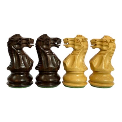 3.1” PROFESSIONAL STAUNTON ROSEWOOD WEIGHTED CHESS PIECES & 16” GOLDEN ROSEWOOD CHESSBOARD - Image 8