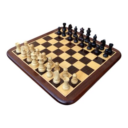 2.25” STAUNTON ROSEWOOD MAGNETIC CHESS PIECES WITH 12” ROSEWOOD CHESSBOARD - Image 2