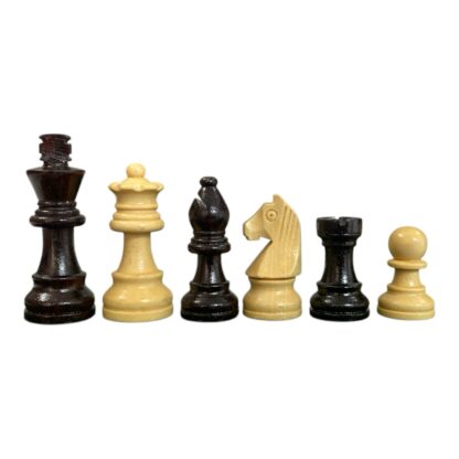 2.25” STAUNTON ROSEWOOD MAGNETIC CHESS PIECES WITH 12” ROSEWOOD SQUARE CHESSBOARD - Image 6