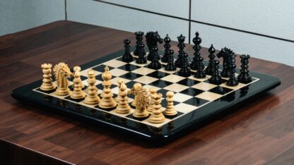4.4” ARTHUR KNIGHT LUXURY STAUNTON EBONY CHESS PIECES