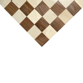 16” BORDERLESS HARDWOOD CHESSBOARD - 50mm SQUARE