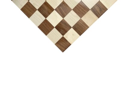 16” BORDERLESS HARDWOOD CHESSBOARD - 50mm SQUARE